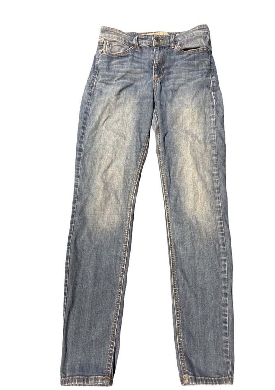 GUESS Los Angeles Women’s Skinny Jeans Size 27 Blue Wash Low Rise Stretch Denim